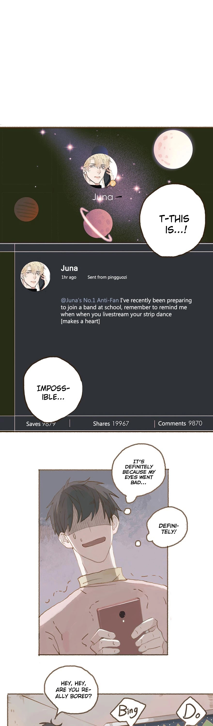 Finally Living Together with my Anti-Fan Chapter 17 page 9 - Chapter 17: Idol's Realization, Once Again