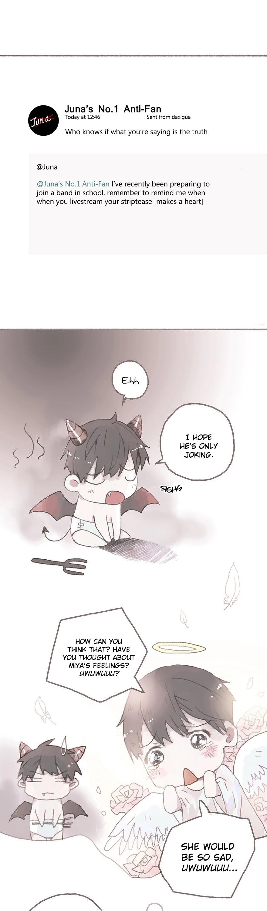 Finally Living Together with my Anti-Fan Chapter 18 page 1 - Chapter 18: Is Han Junran Really Gay?