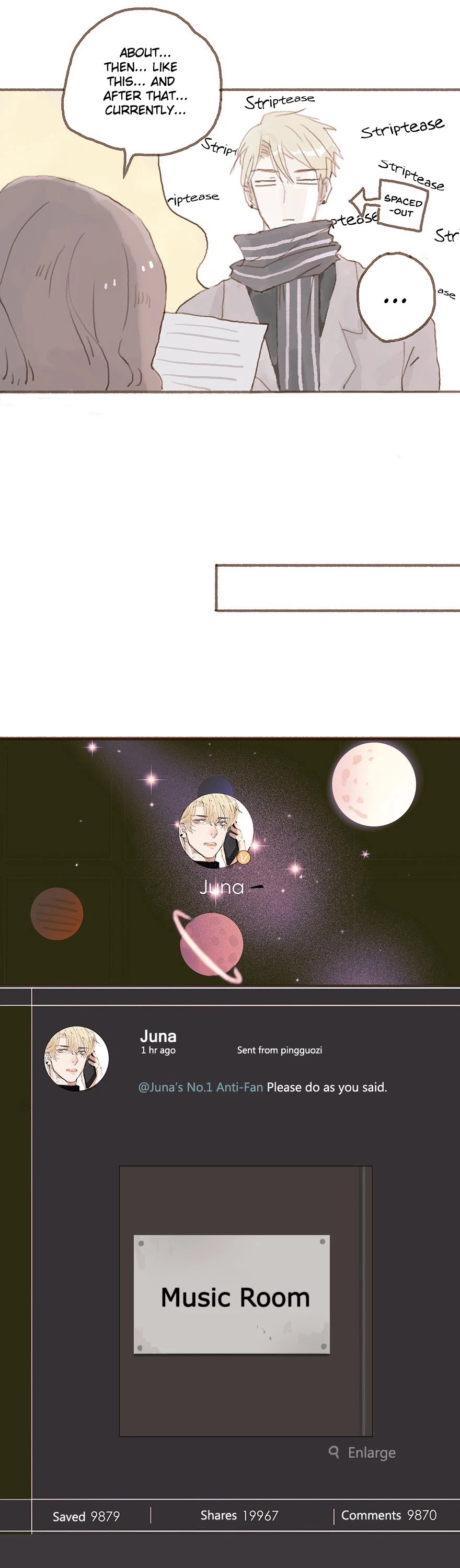 Finally Living Together with my Anti-Fan Chapter 18 page 12 - Chapter 18: Is Han Junran Really Gay?