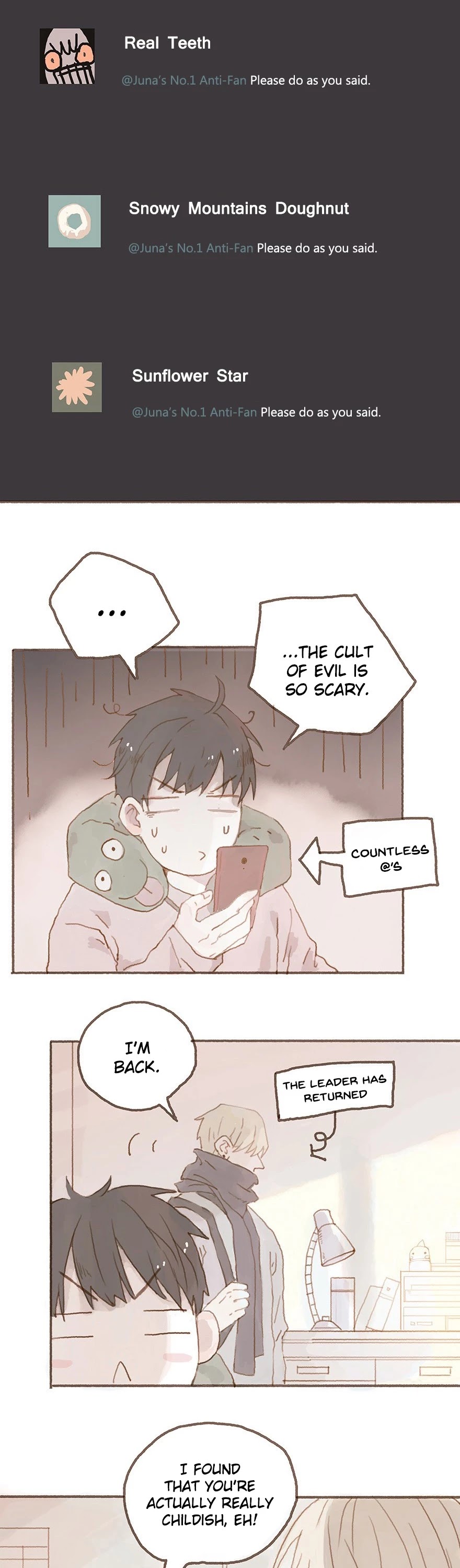 Finally Living Together with my Anti-Fan Chapter 18 page 13 - Chapter 18: Is Han Junran Really Gay?