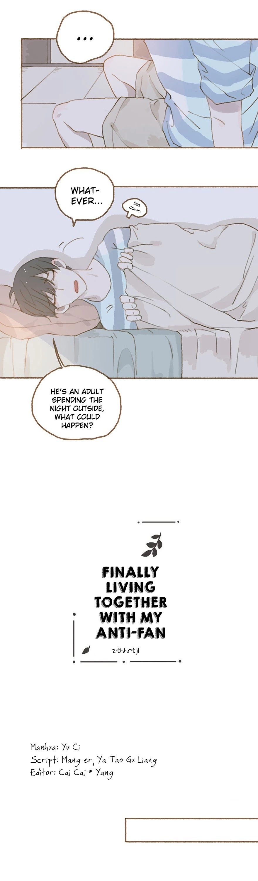 Finally Living Together with my Anti-Fan Chapter 27 page 1 - Chapter 27: You Hate Me so Much