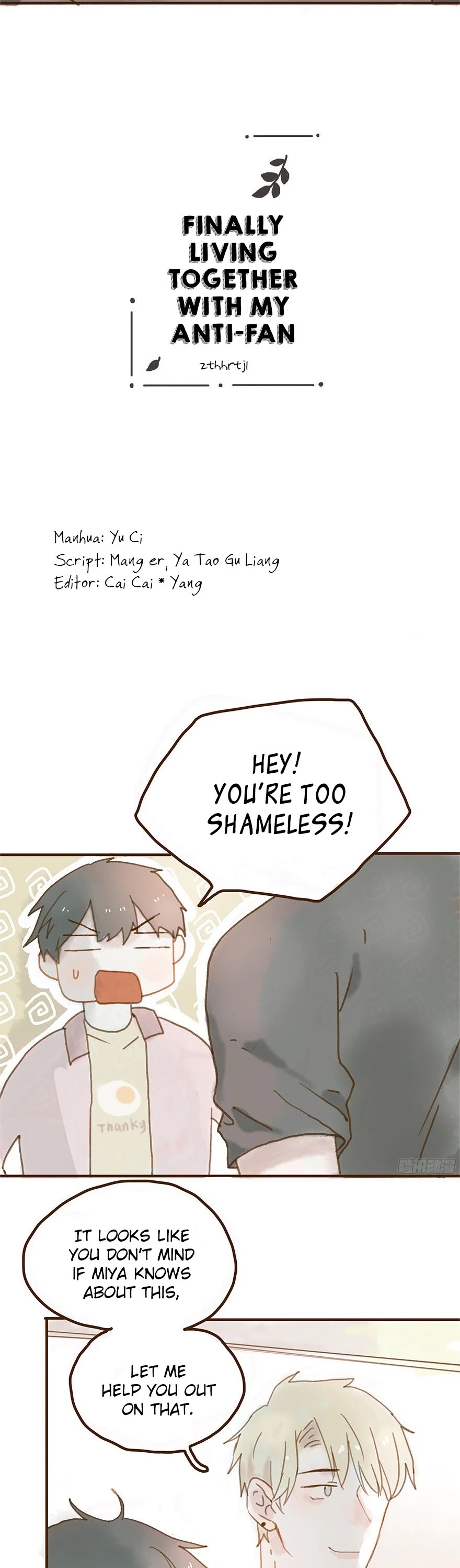 Finally Living Together with my Anti-Fan Chapter 29 page 2 - Chapter 29: I'm Not Your SLave