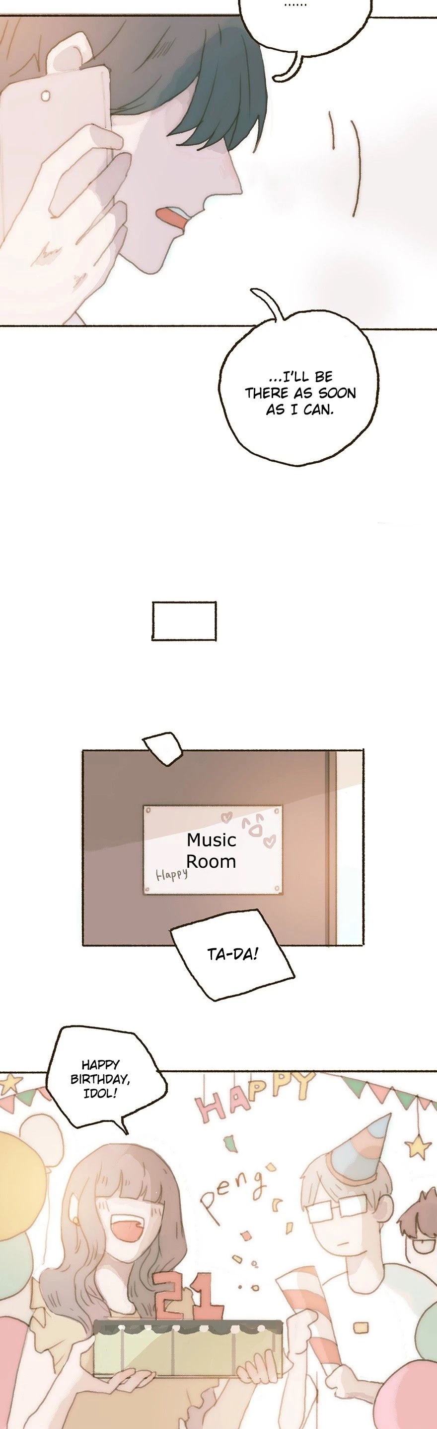 Finally Living Together with my Anti-Fan Chapter 32 page 12 - Chapter 32: A Birthday Party Filled with Regret