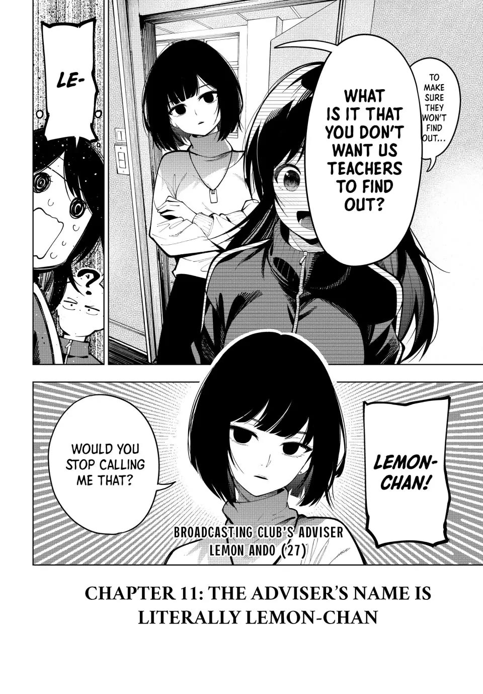 Finding the Girl Behind the Voice Chapter 11 page 20 - Chapter 11: The Adviser's Name Is Literally Lemon-chan