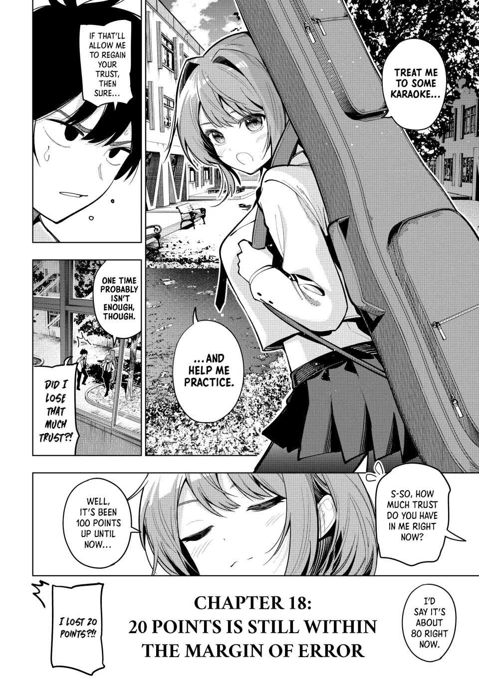 Finding the Girl Behind the Voice Chapter 18 page 20 - Chapter 18: 20 Points is Still Within the Margin of Error