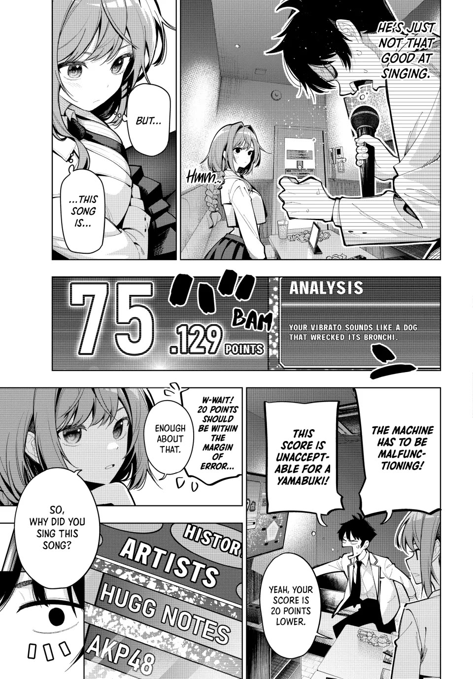 Finding the Girl Behind the Voice Chapter 18 page 3 - Chapter 18: 20 Points is Still Within the Margin of Error