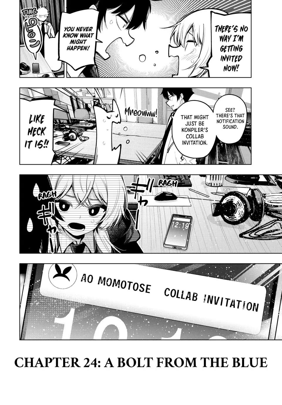 Finding the Girl Behind the Voice Chapter 24 page 20 - Chapter 24: A Bolt from the Blue