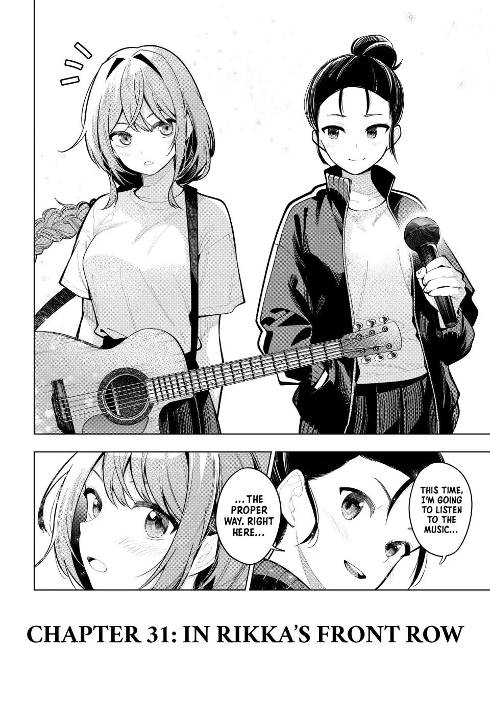 Finding the Girl Behind the Voice Chapter 31 page 20 - Chapter 31: In Rikka's Front Row