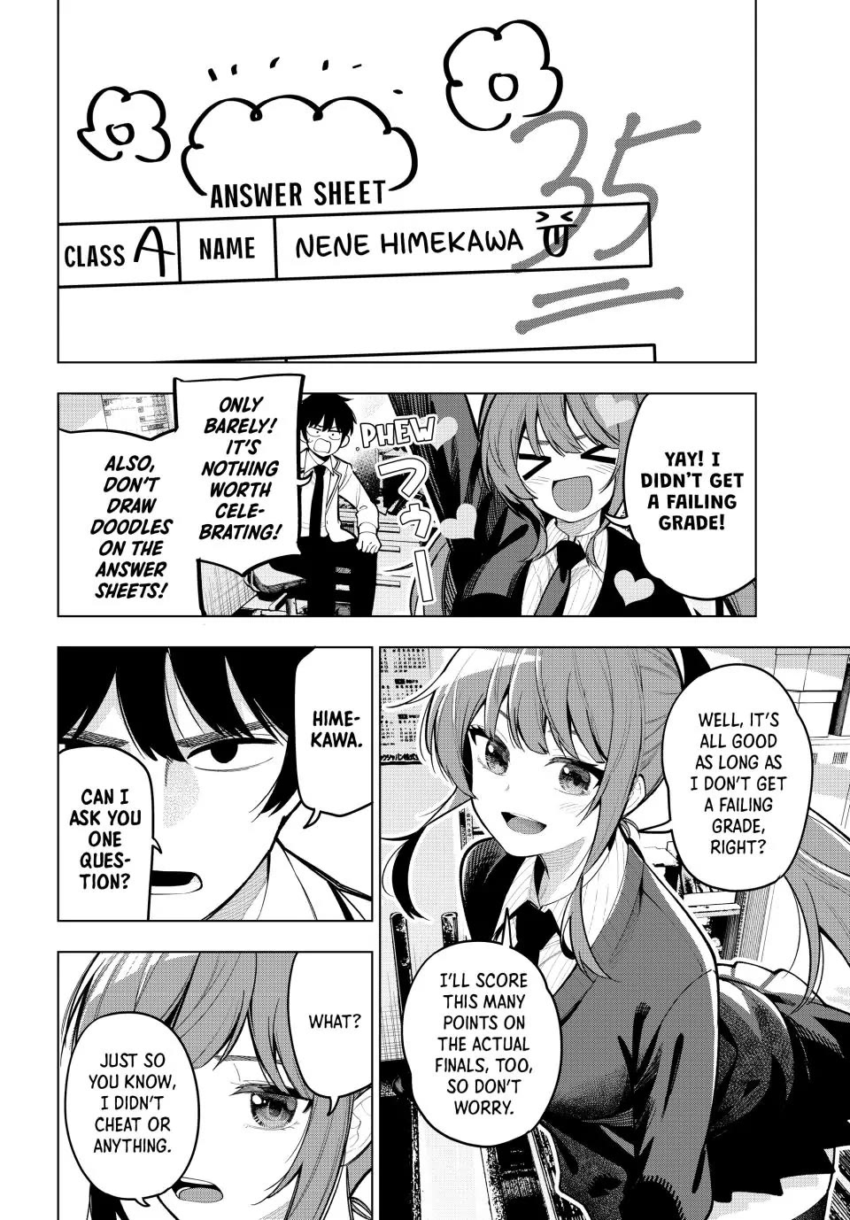Finding the Girl Behind the Voice Chapter 33 page 10 - Chapter 33: Her Free-Response Answers Are All Nonsense