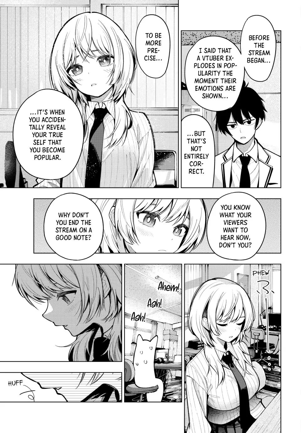 Finding the Girl Behind the Voice Chapter 8 page 15 - Chapter 8: I Can't Smile in Front of You!