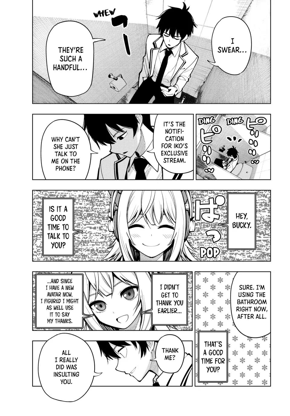 Finding the Girl Behind the Voice Chapter 8 page 17 - Chapter 8: I Can't Smile in Front of You!