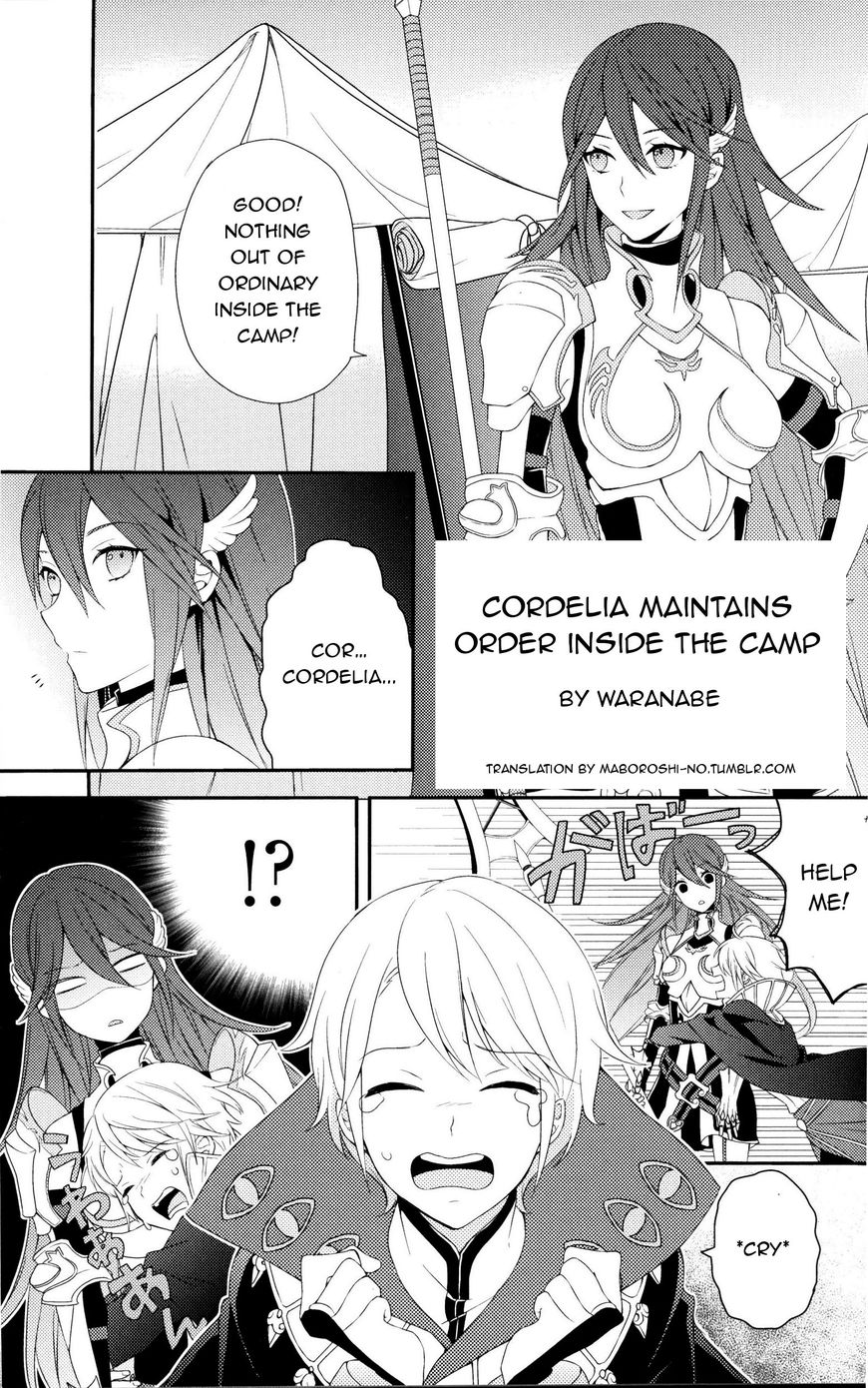 Fire Emblem Awakening - Comic Anthology Chapter 7 page 1 - Chapter 7 : Cordelia maintains order inside the camp