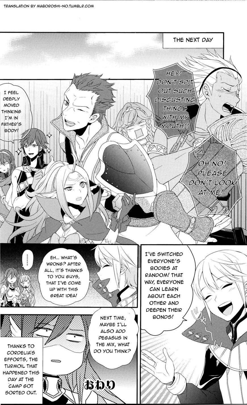Fire Emblem Awakening - Comic Anthology Chapter 7 page 8 - Chapter 7 : Cordelia maintains order inside the camp