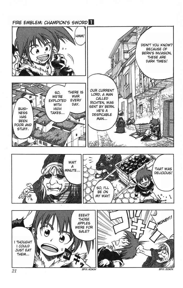 Fire Emblem - Hasha no Tsurugi Chapter 1 page 20 - Chapter 1: Brave Youth