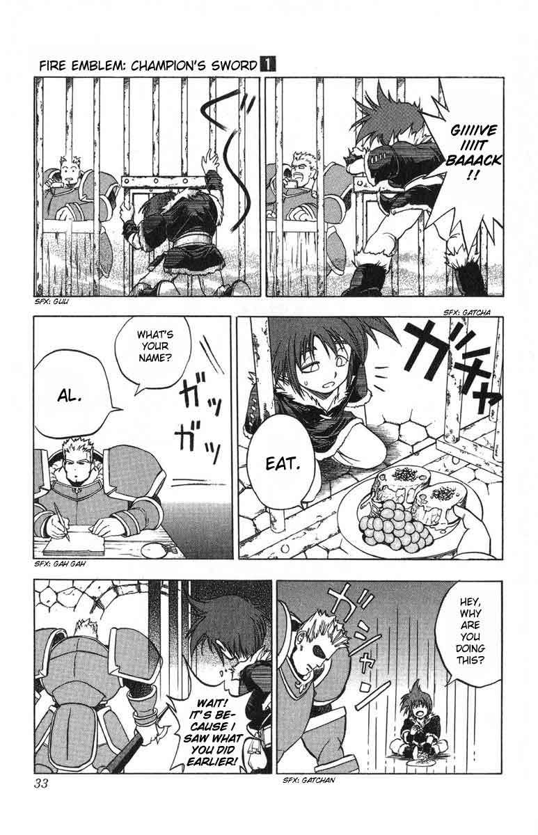 Fire Emblem - Hasha no Tsurugi Chapter 1 page 32 - Chapter 1: Brave Youth