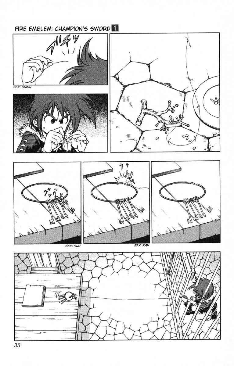 Fire Emblem - Hasha no Tsurugi Chapter 1 page 34 - Chapter 1: Brave Youth