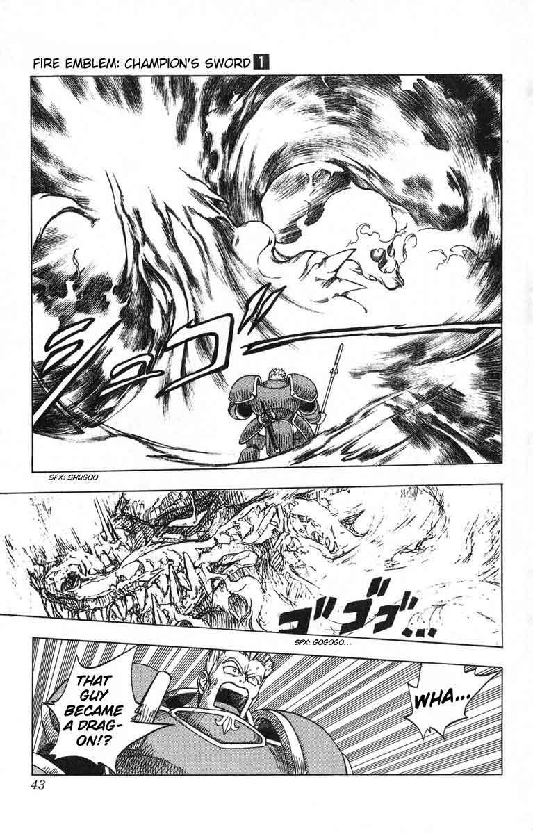 Fire Emblem - Hasha no Tsurugi Chapter 1 page 42 - Chapter 1: Brave Youth