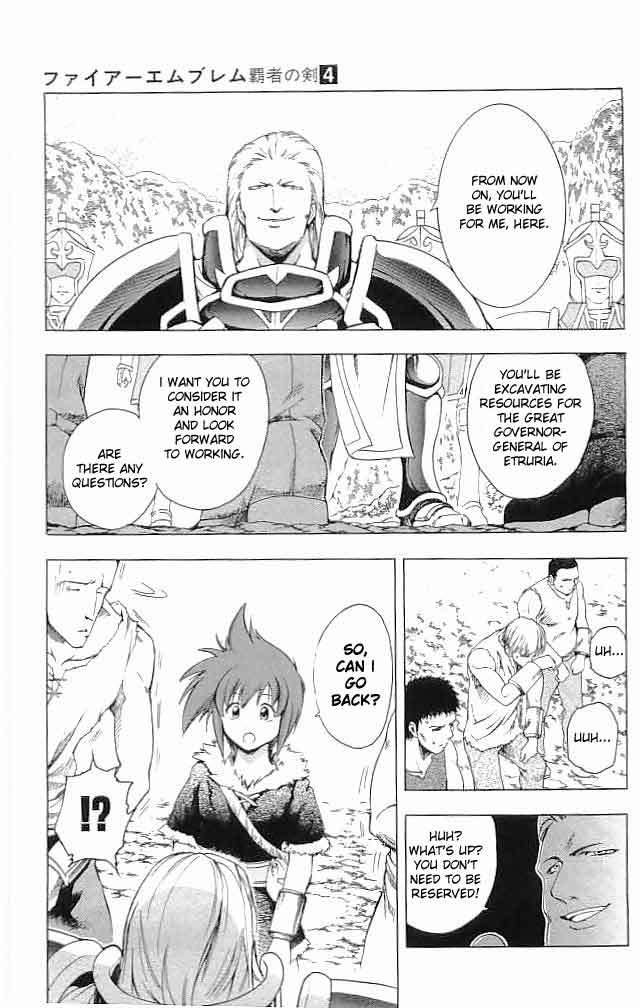 Fire Emblem - Hasha no Tsurugi Chapter 15 page 3 - Chapter 15: Mass Escape