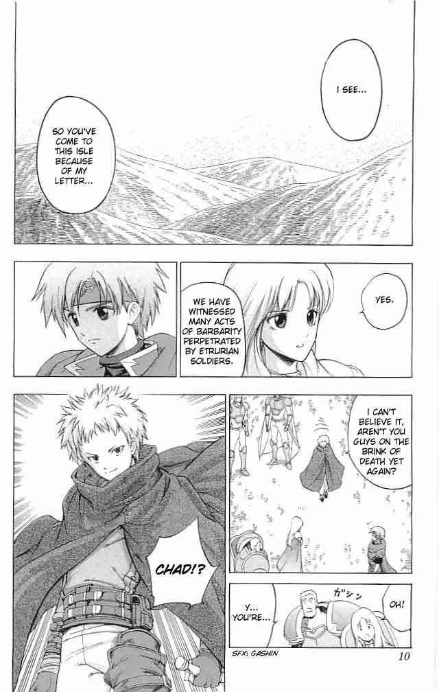 Fire Emblem - Hasha no Tsurugi Chapter 17 page 10 - Chapter 17: Governor-General's Offense and Defence