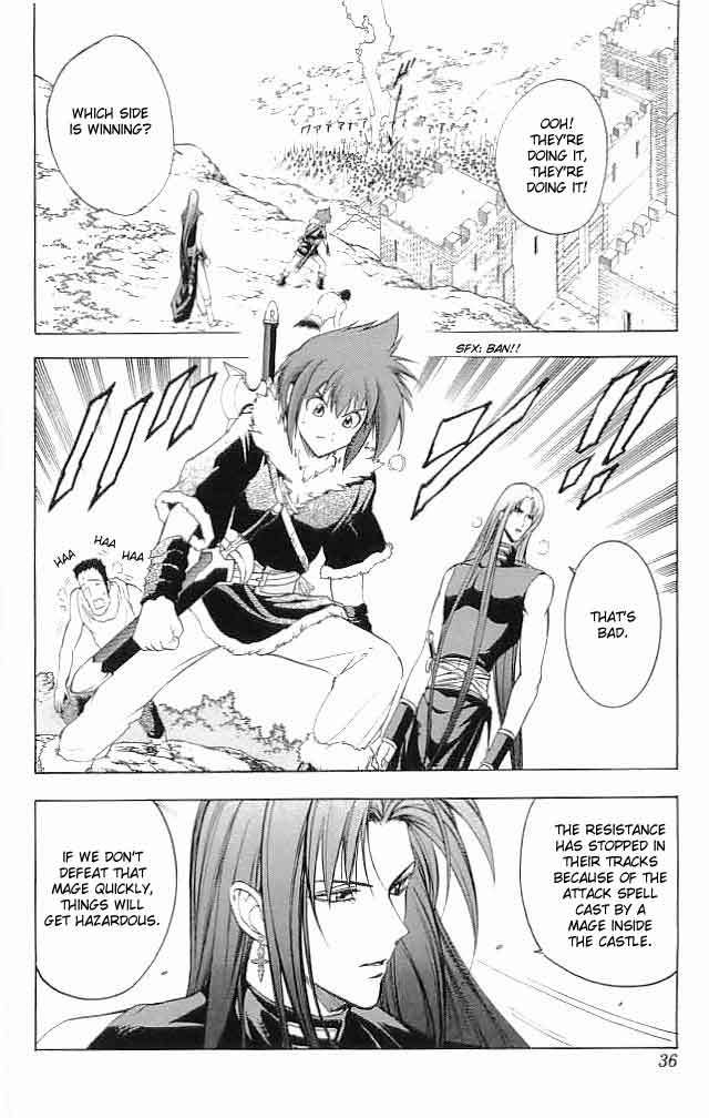 Fire Emblem - Hasha no Tsurugi Chapter 17 page 35 - Chapter 17: Governor-General's Offense and Defence