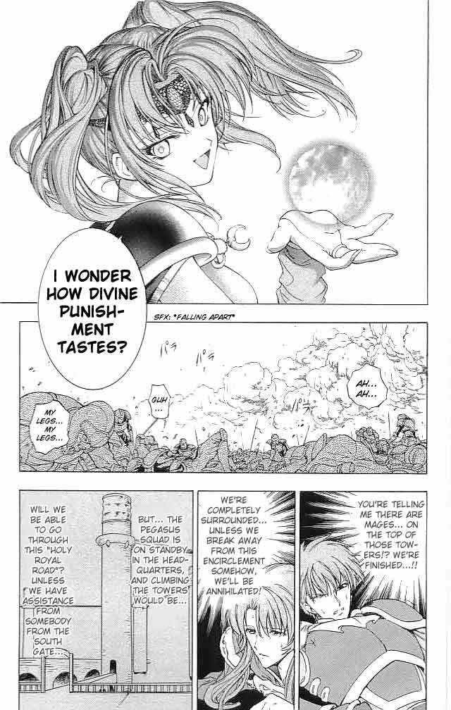 Fire Emblem - Hasha no Tsurugi Chapter 30 page 11 - Chapter 30: Deathmatch In The Sky, Agony On The Ground