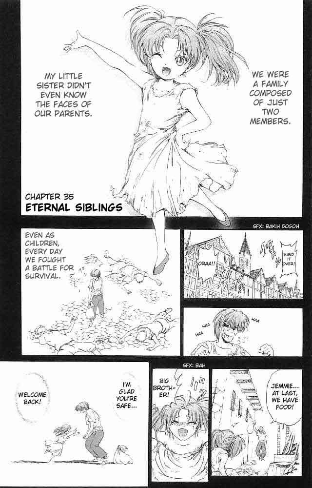 Fire Emblem - Hasha no Tsurugi Chapter 35 page 1 - Chapter 35: Eternal Siblings
