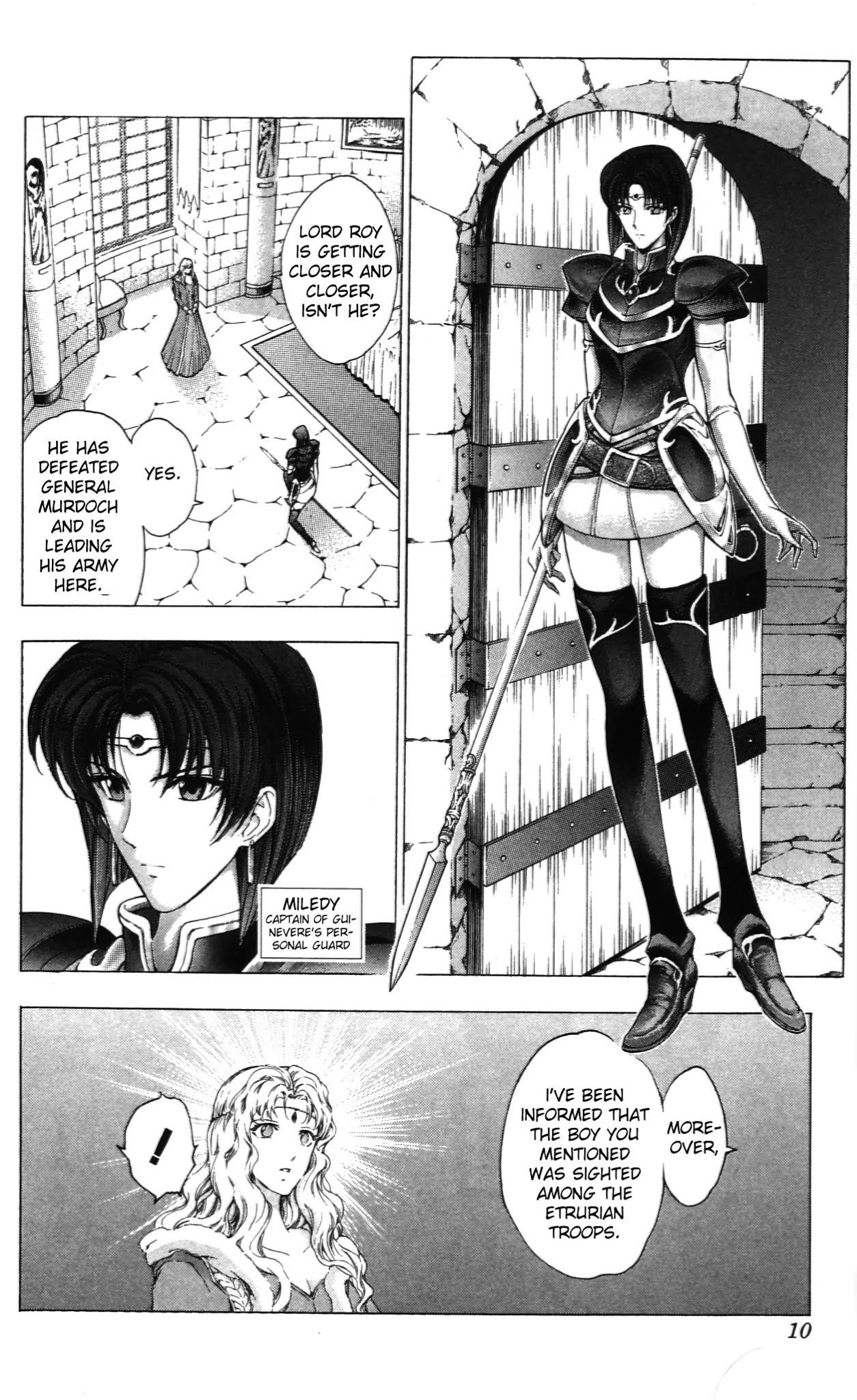 Fire Emblem - Hasha no Tsurugi Chapter 37 page 11 - Chapter 37: Royal Palace's Assault Team