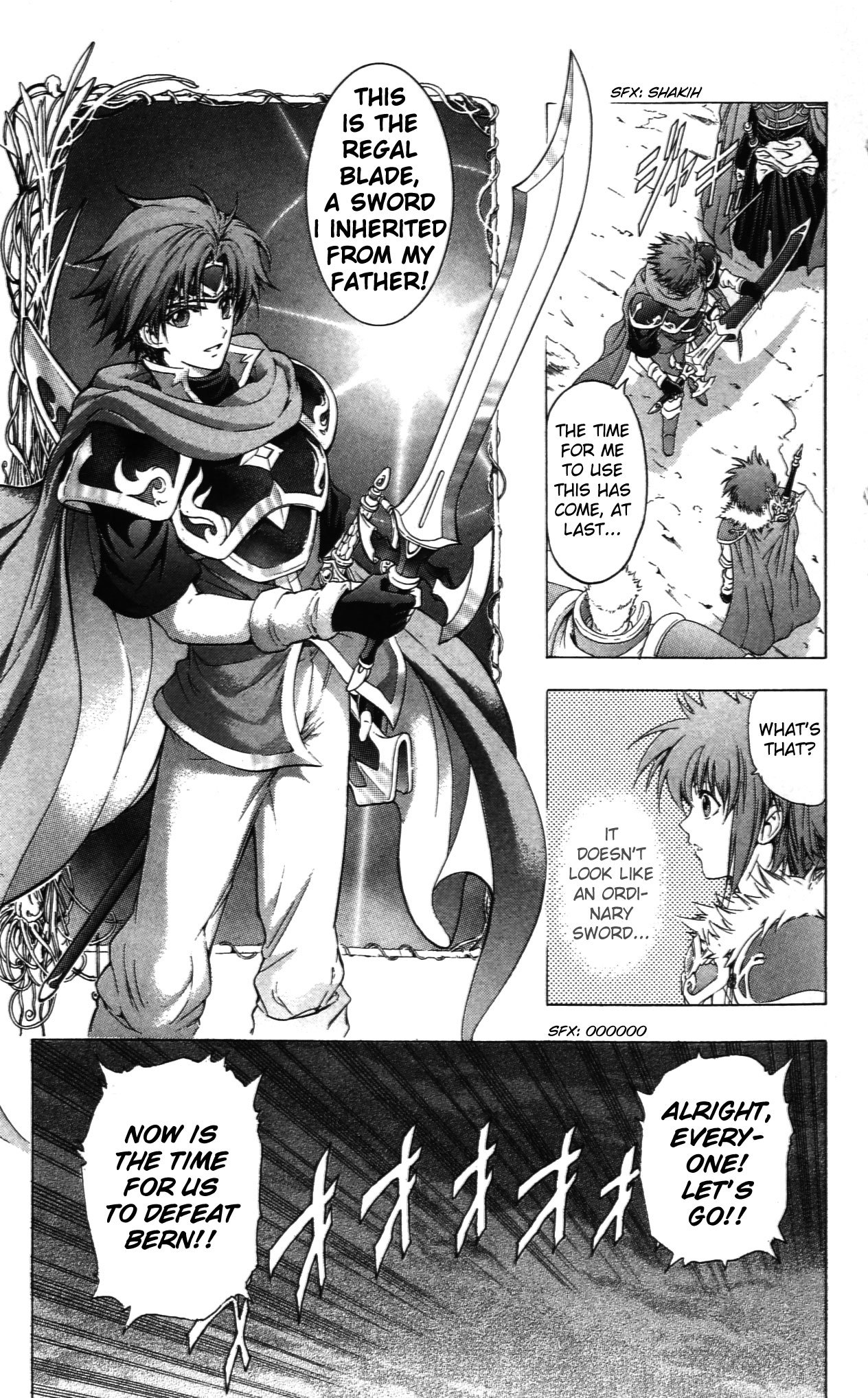 Fire Emblem - Hasha no Tsurugi Chapter 37 page 20 - Chapter 37: Royal Palace's Assault Team