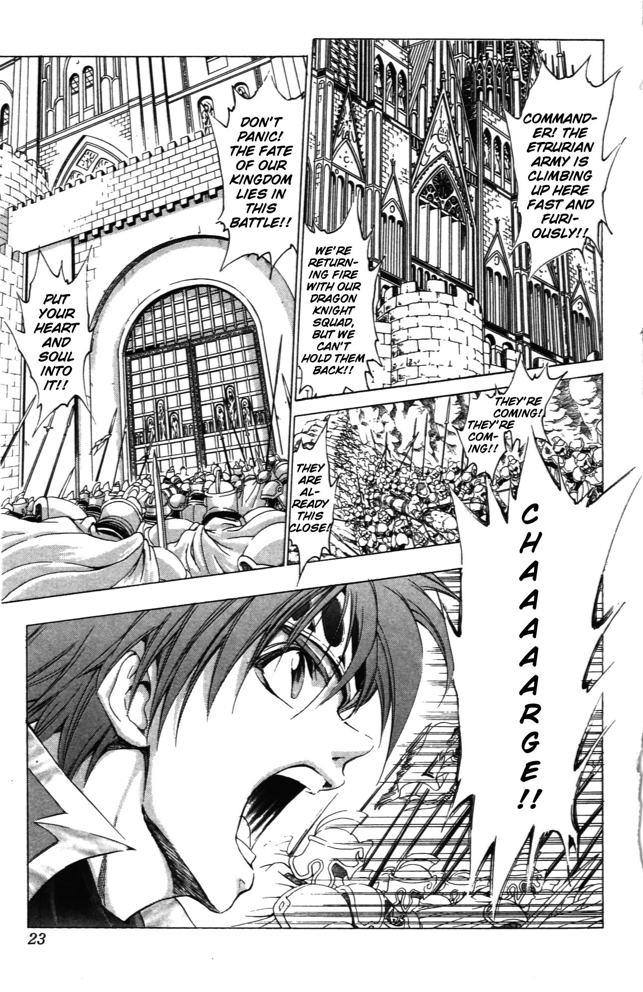 Fire Emblem - Hasha no Tsurugi Chapter 37 page 24 - Chapter 37: Royal Palace's Assault Team