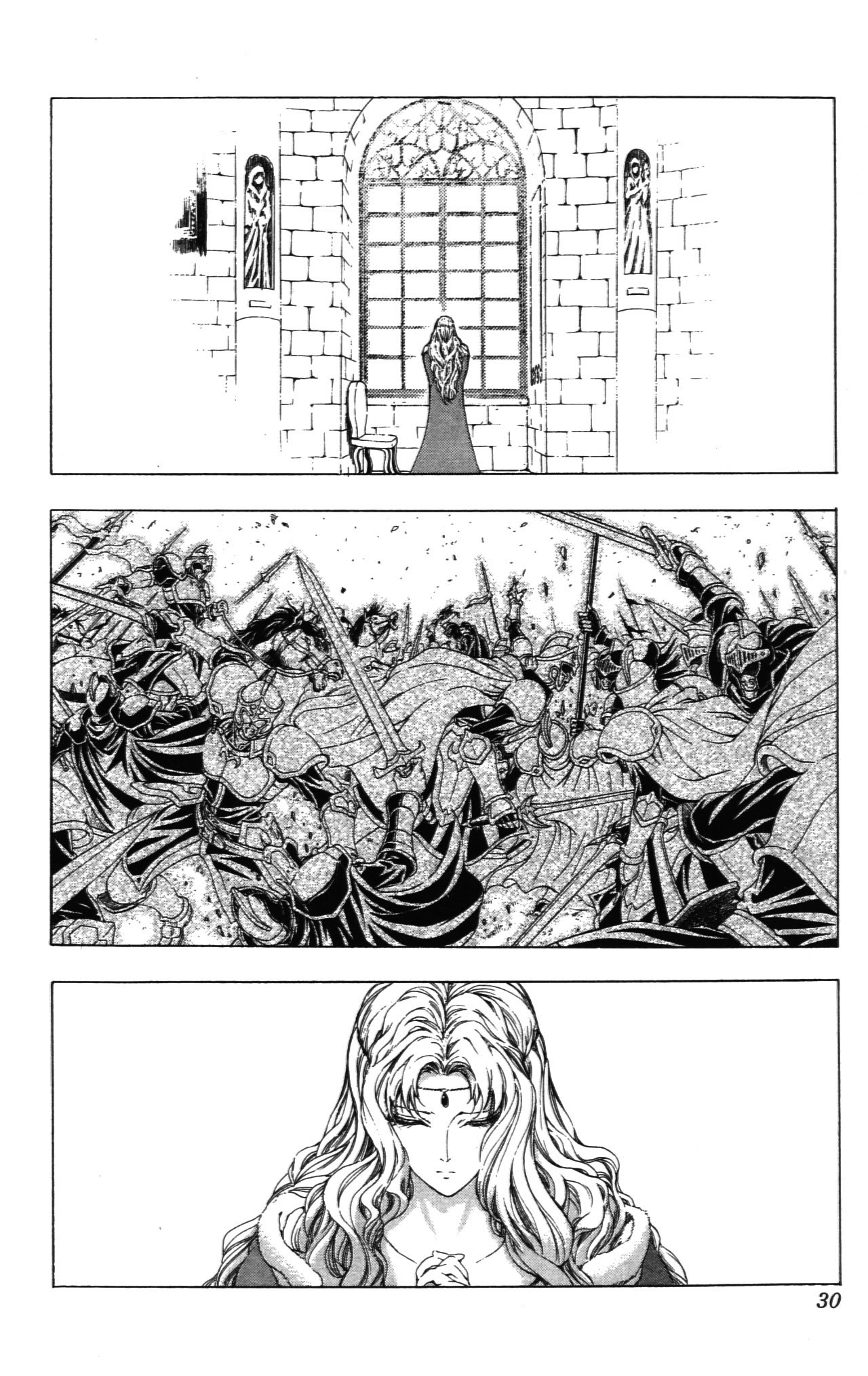 Fire Emblem - Hasha no Tsurugi Chapter 37 page 30 - Chapter 37: Royal Palace's Assault Team