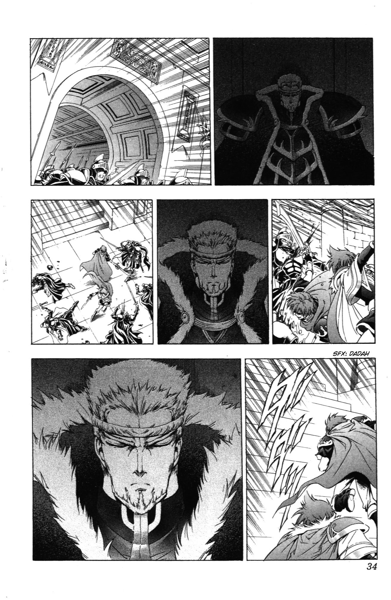Fire Emblem - Hasha no Tsurugi Chapter 37 page 34 - Chapter 37: Royal Palace's Assault Team