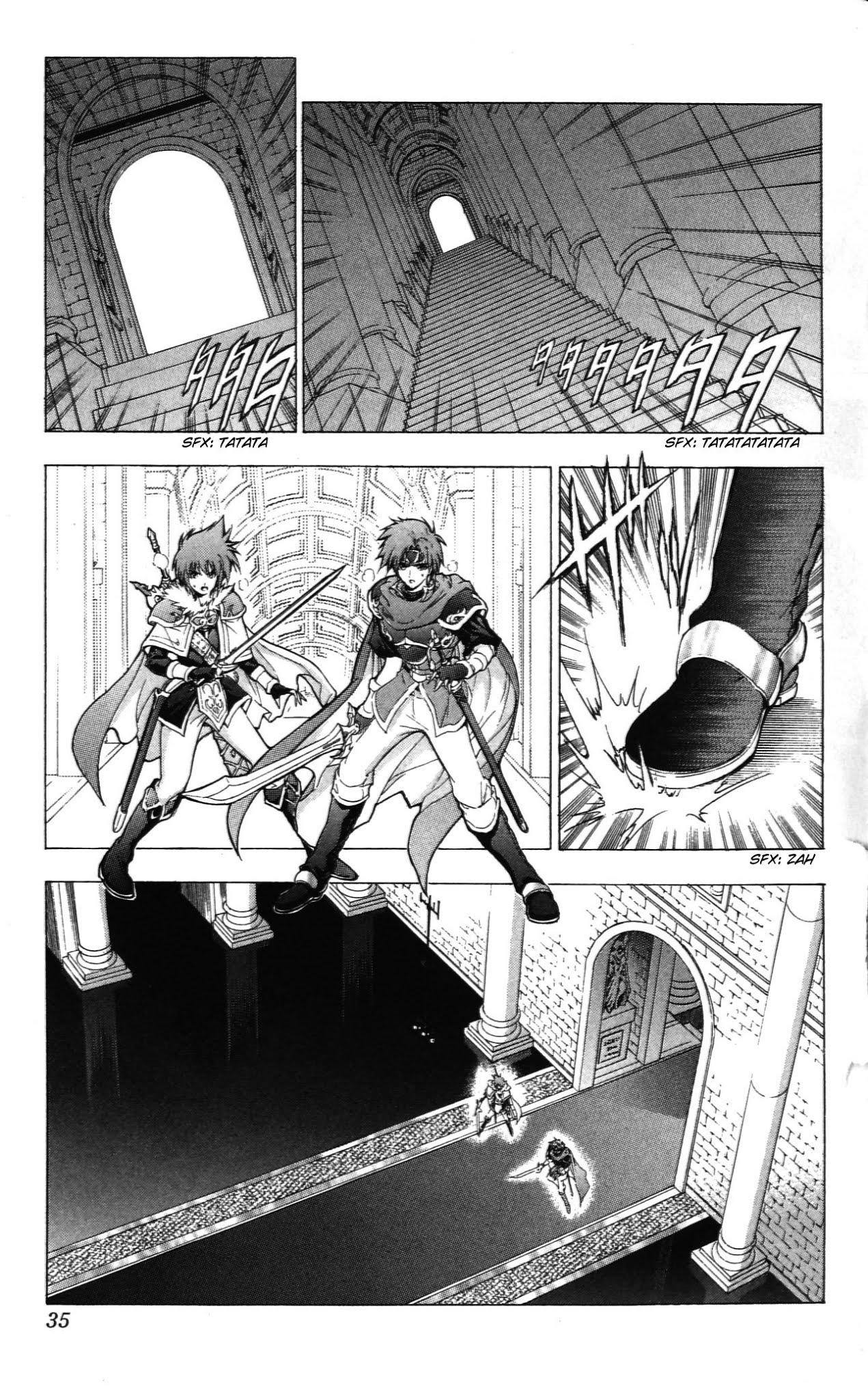 Fire Emblem - Hasha no Tsurugi Chapter 37 page 35 - Chapter 37: Royal Palace's Assault Team