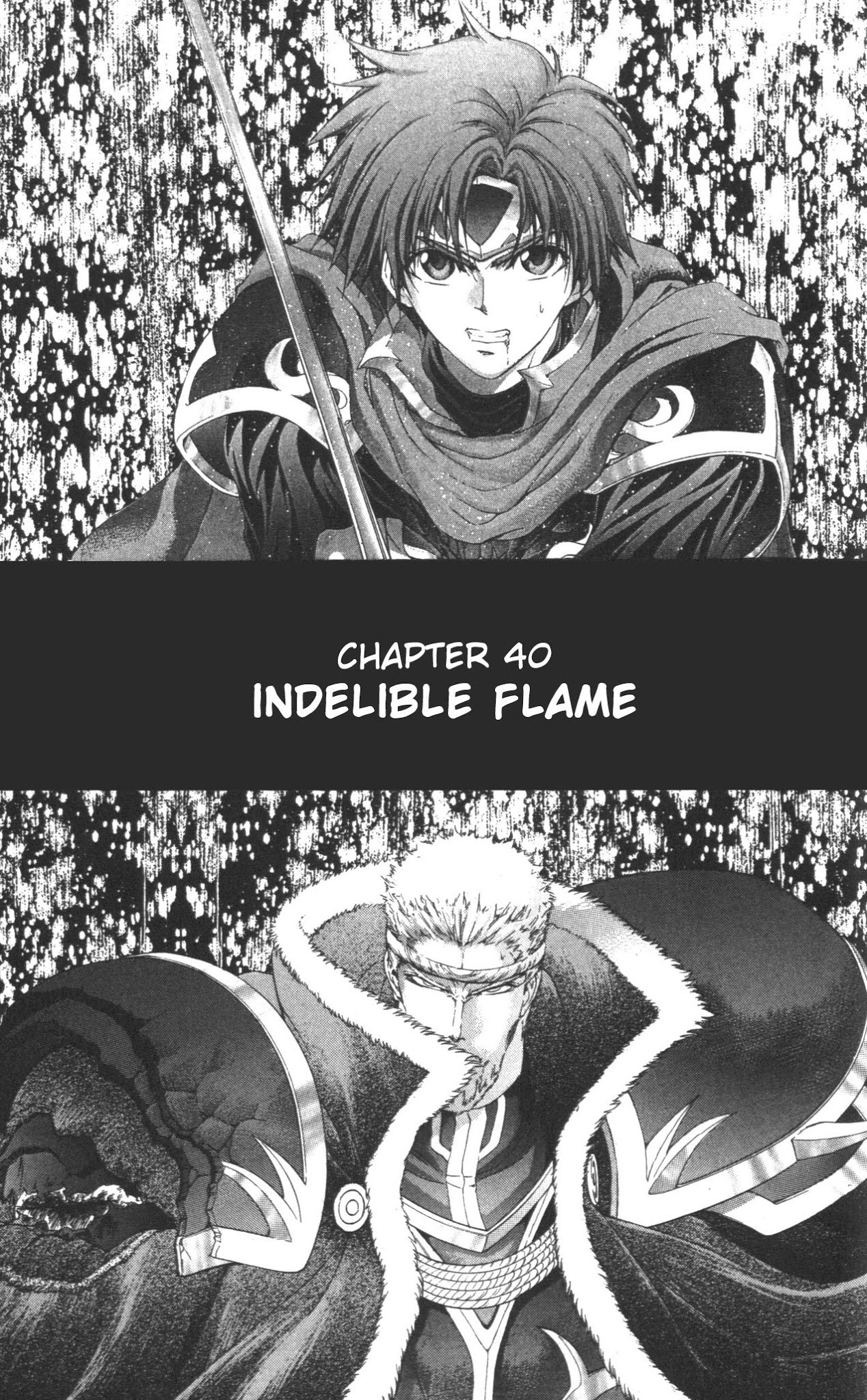 Fire Emblem - Hasha no Tsurugi Chapter 40 page 1 - Chapter 40: Indelible Flame