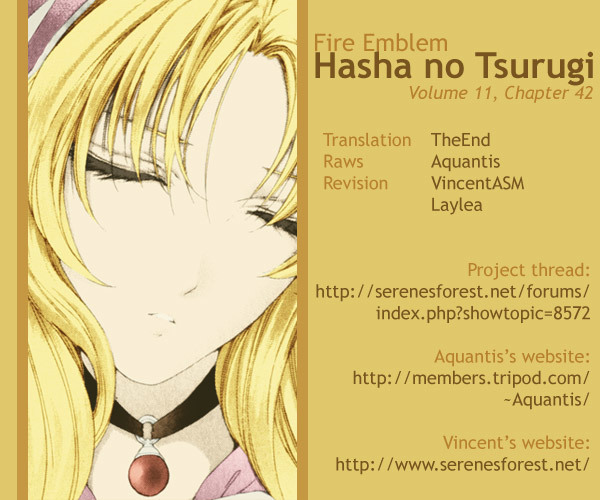 Fire Emblem - Hasha no Tsurugi Chapter 42 page 1 - Chapter 42: Father And Child