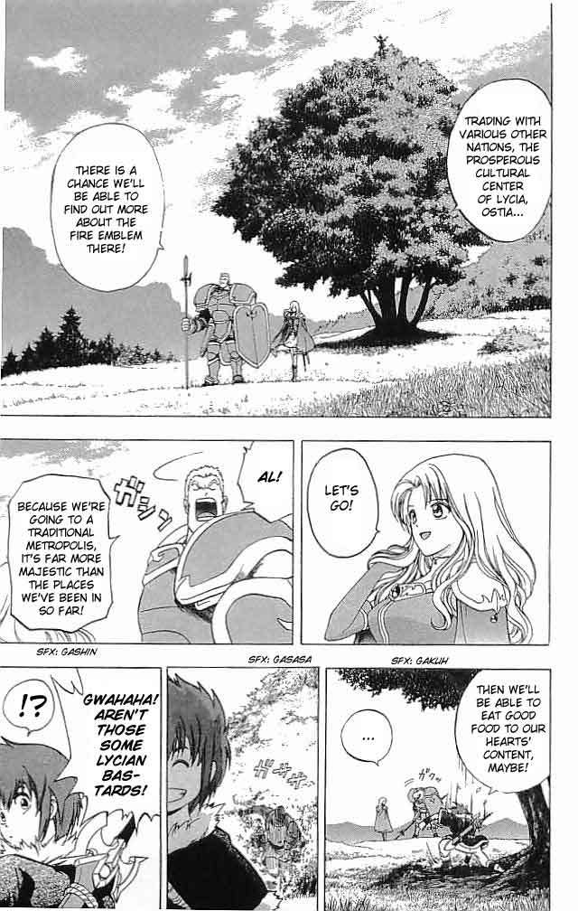 Fire Emblem - Hasha no Tsurugi Chapter 9 page 12 - Chapter 9: The Mercenary Kruzard