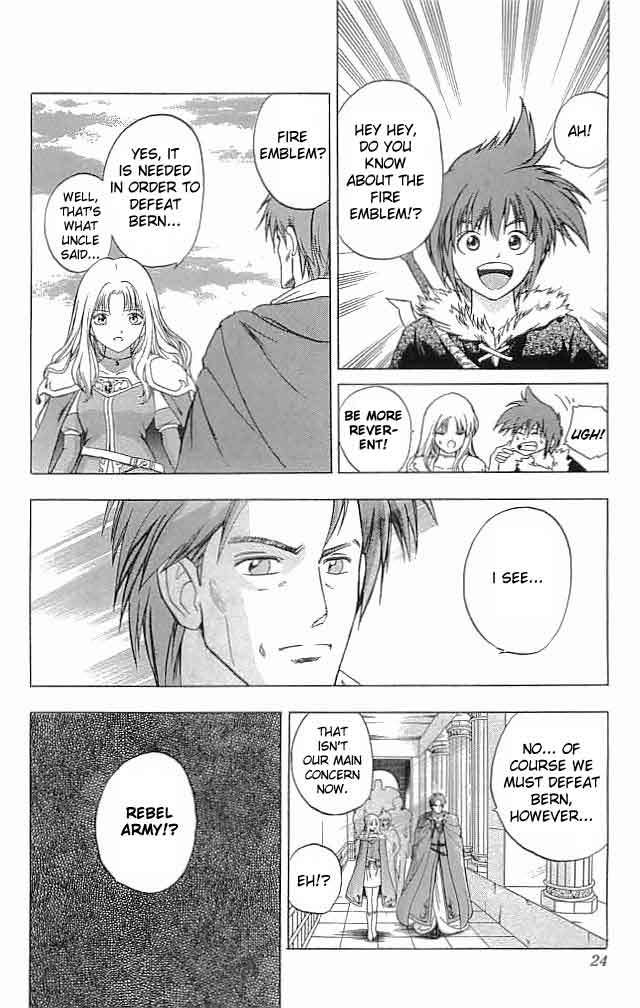 Fire Emblem - Hasha no Tsurugi Chapter 9 page 24 - Chapter 9: The Mercenary Kruzard