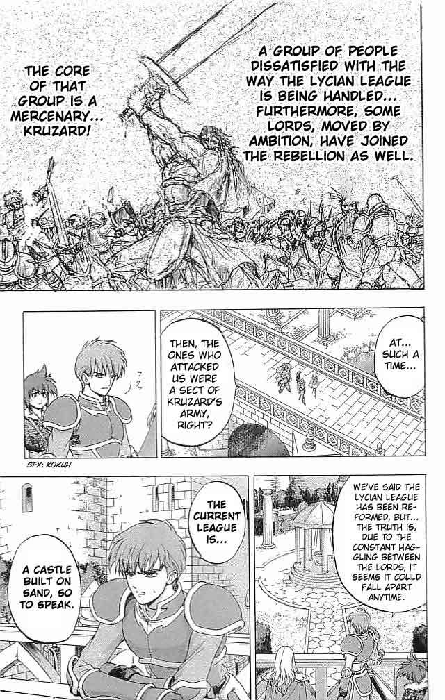 Fire Emblem - Hasha no Tsurugi Chapter 9 page 25 - Chapter 9: The Mercenary Kruzard