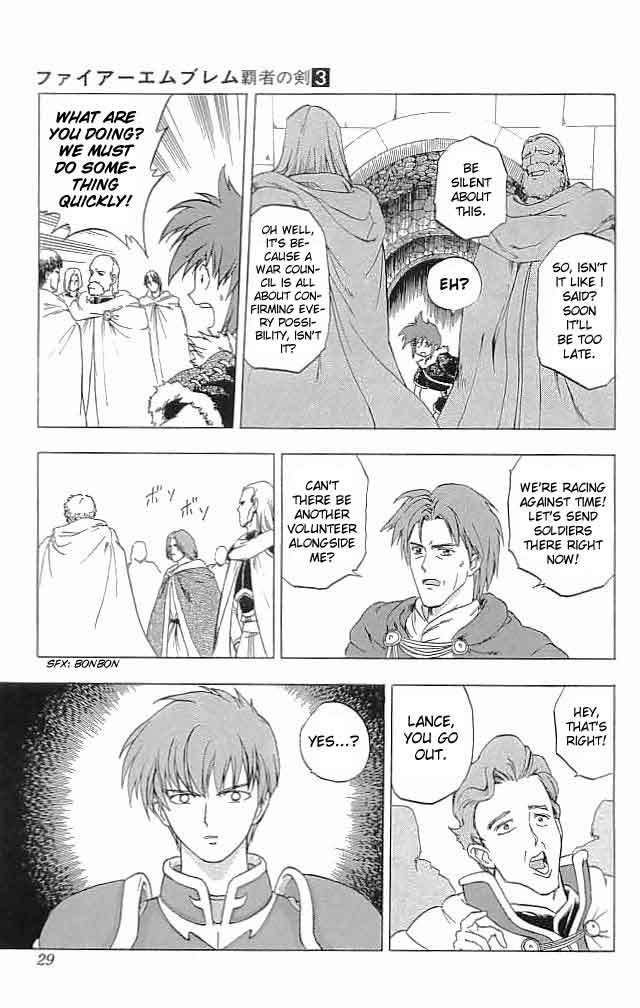 Fire Emblem - Hasha no Tsurugi Chapter 9 page 29 - Chapter 9: The Mercenary Kruzard