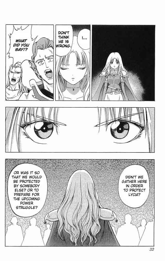 Fire Emblem - Hasha no Tsurugi Chapter 9 page 32 - Chapter 9: The Mercenary Kruzard
