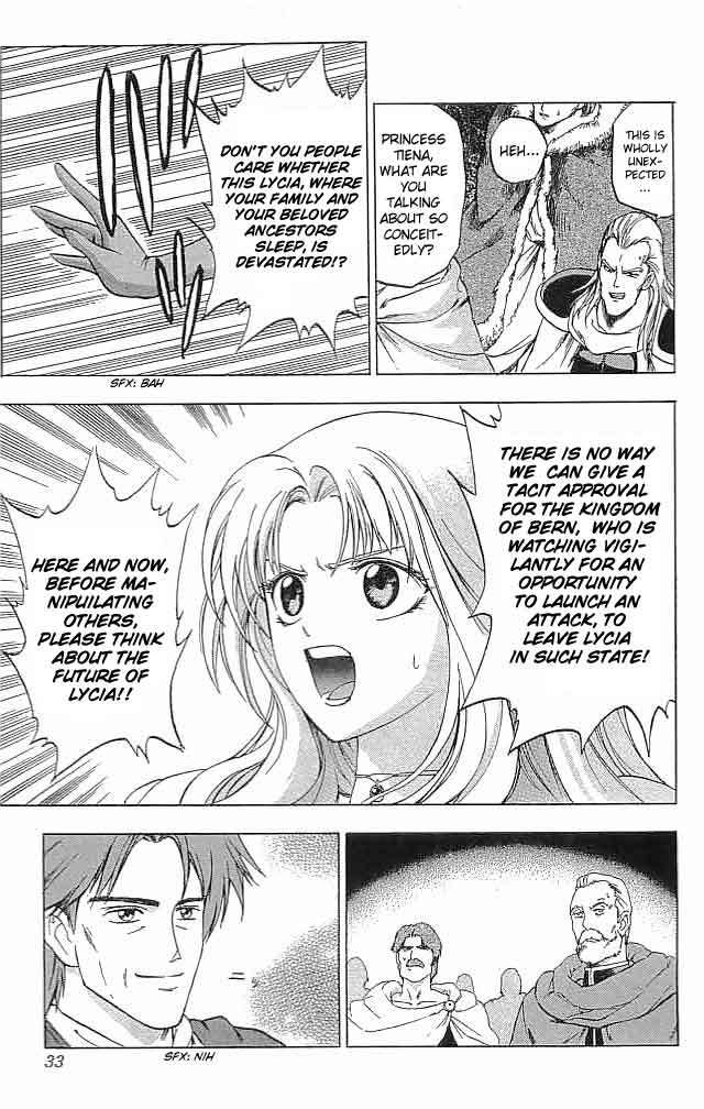 Fire Emblem - Hasha no Tsurugi Chapter 9 page 33 - Chapter 9: The Mercenary Kruzard
