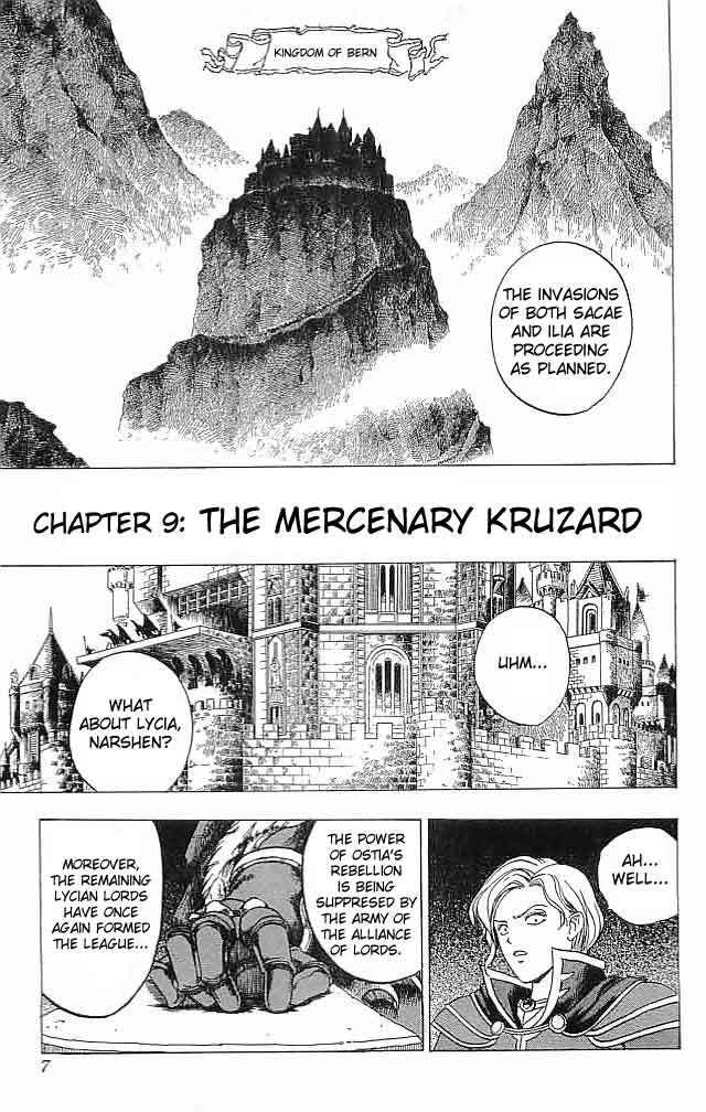 Fire Emblem - Hasha no Tsurugi Chapter 9 page 8 - Chapter 9: The Mercenary Kruzard
