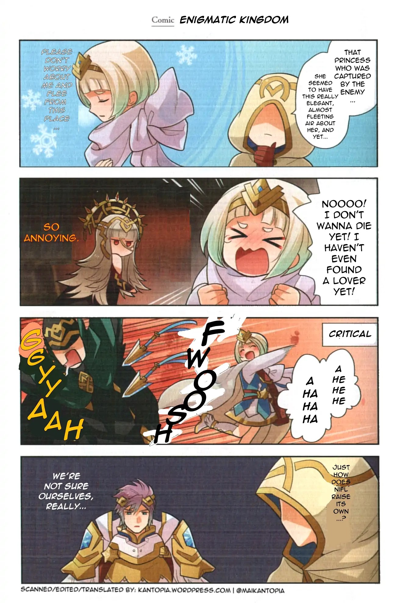 Fire Emblem Heroes Daily Lives of the Heroes Chapter 0.10 page 1 - Chapter 0.10: Character comic: Ylgr - Enigmatic Kingdom