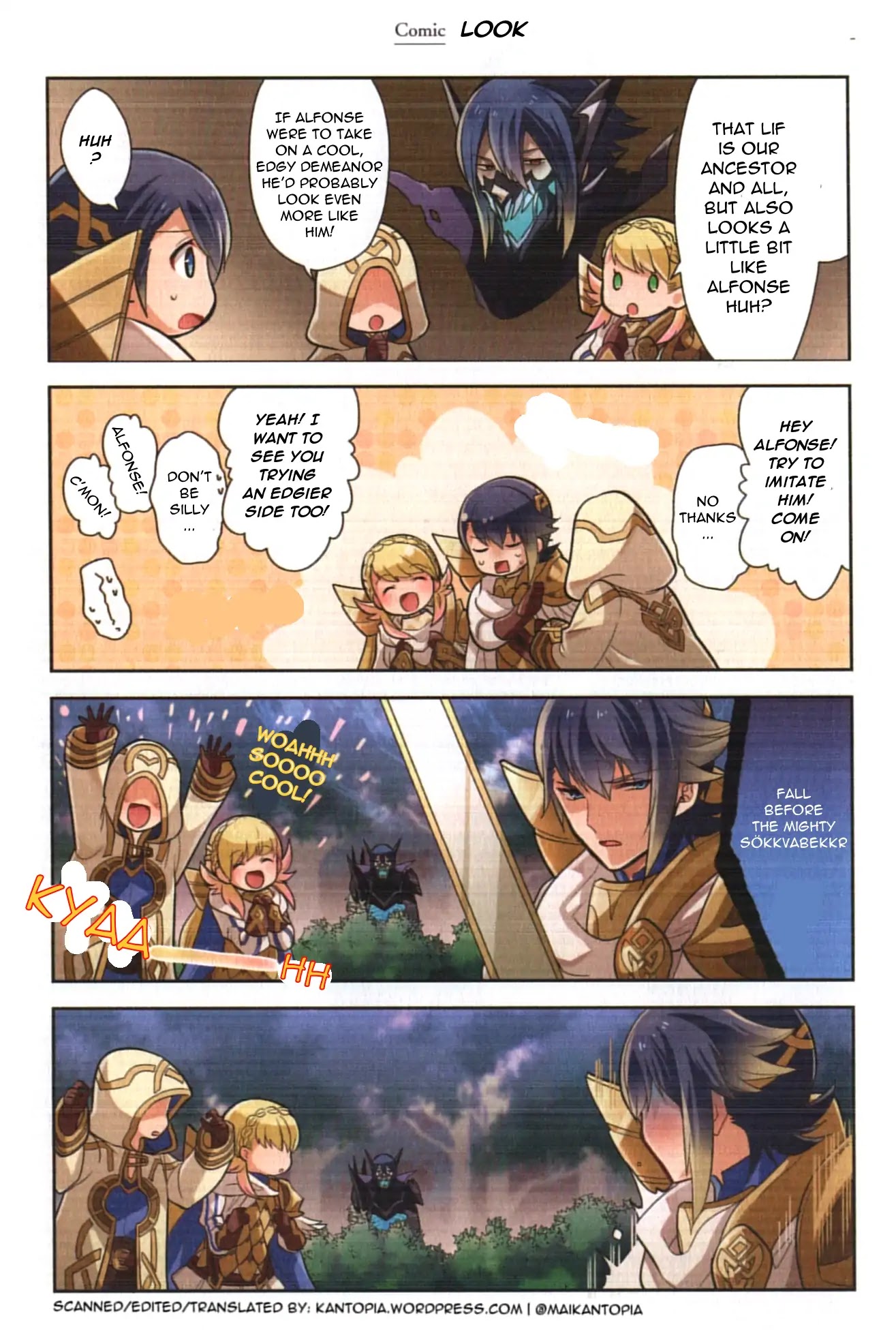Fire Emblem Heroes Daily Lives of the Heroes Chapter 0.19 page 1 - Chapter 0.19: Character comic: Lif - Look