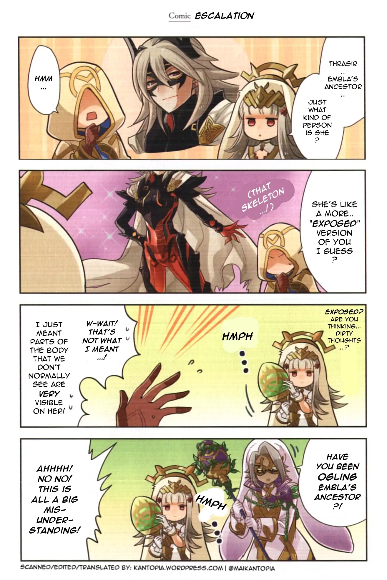 Fire Emblem Heroes Daily Lives of the Heroes Chapter 0.20 page 1 - Chapter 0.20: Character comic: Thrasir - Escalation