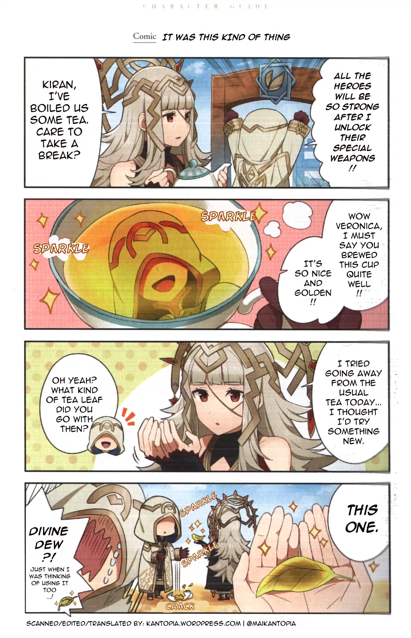 Fire Emblem Heroes Daily Lives of the Heroes Chapter 0.5 page 1 - Chapter 0.05: Character comic: Veronica - It was this kind of thing