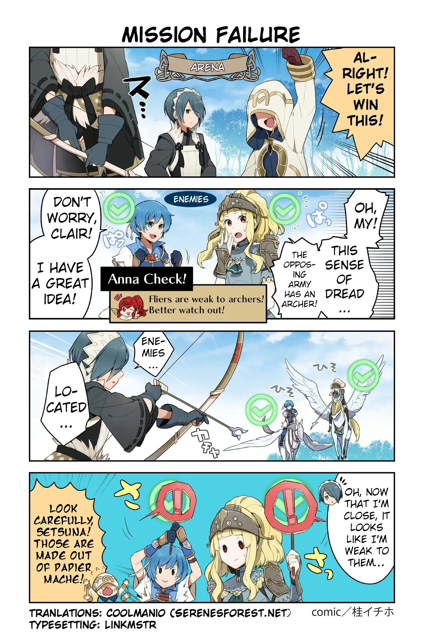 Fire Emblem Heroes Daily Lives of the Heroes Chapter 14 page 1 - Chapter 14: Mission Failure