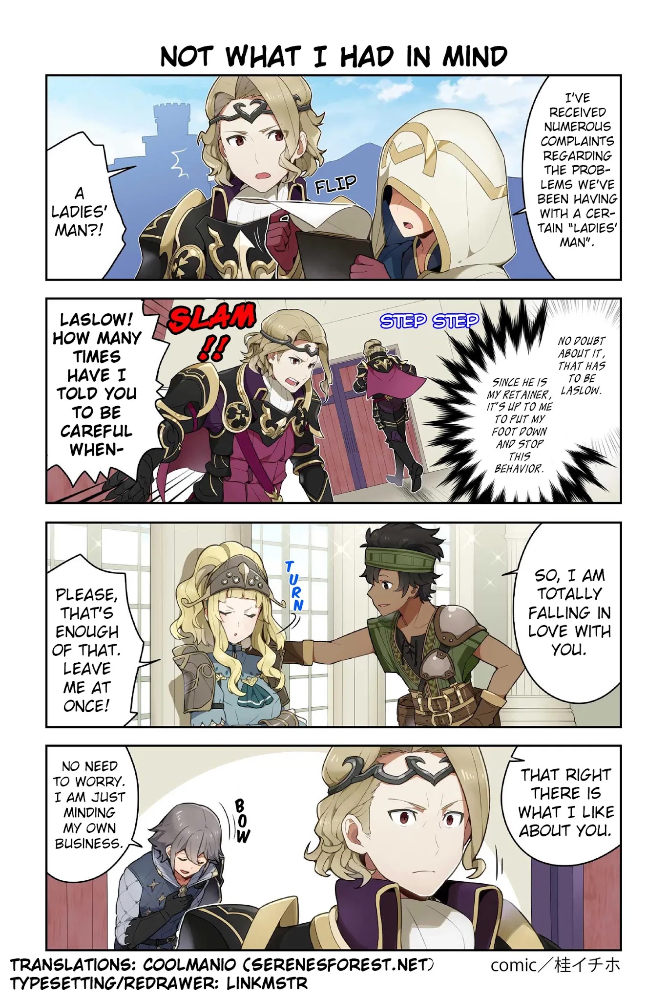 Fire Emblem Heroes Daily Lives of the Heroes Chapter 18 page 1 - Chapter 18: Not What I Had In Mind