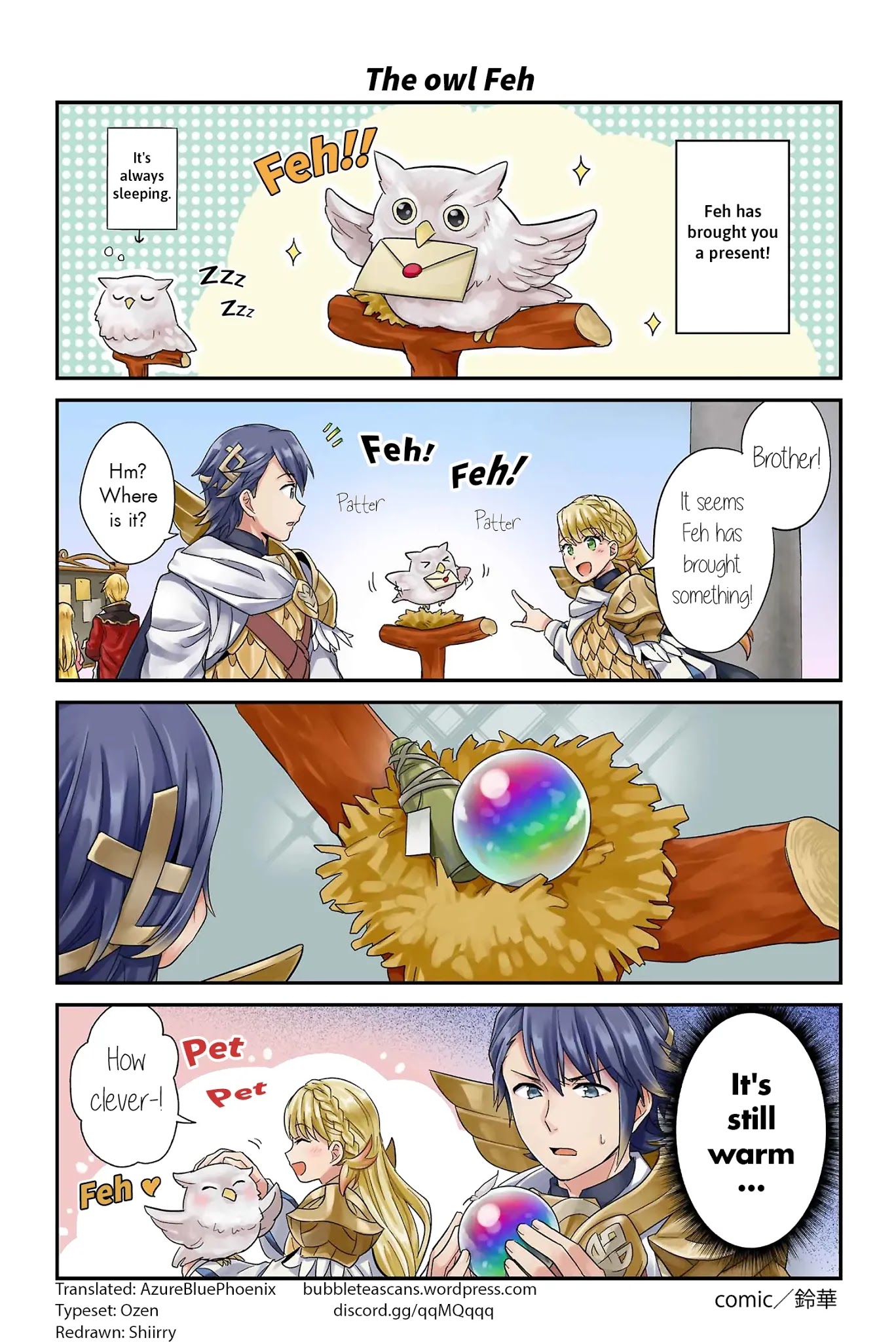 Fire Emblem Heroes Daily Lives of the Heroes Chapter 2 page 1 - Chapter 2: The Owl Feh