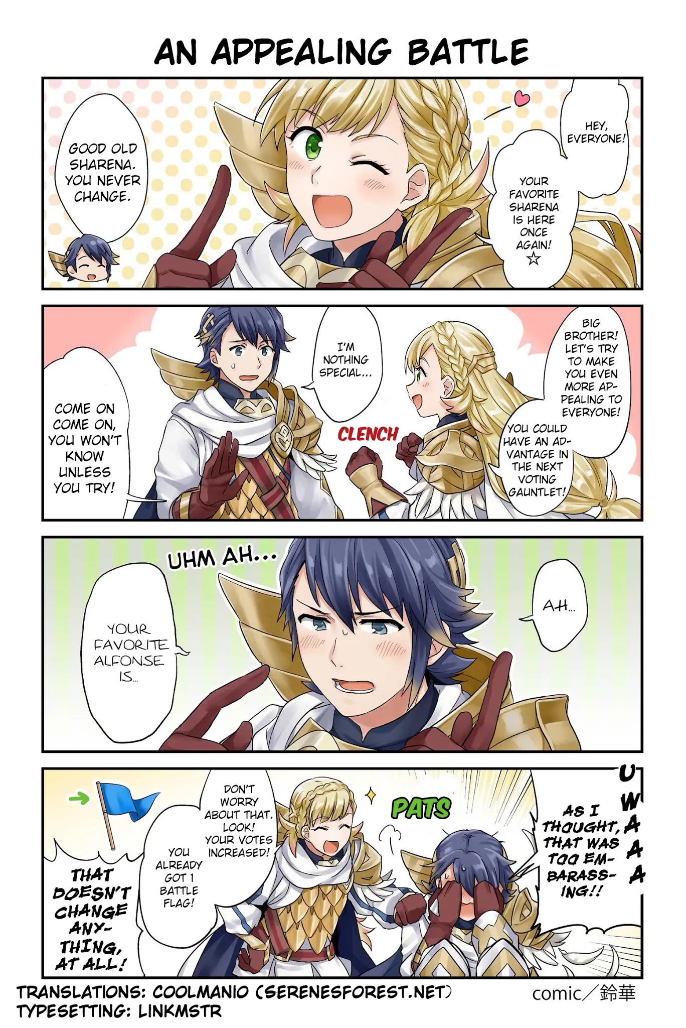 Fire Emblem Heroes Daily Lives of the Heroes Chapter 20 page 1 - Chapter 20: An Appealing Battle