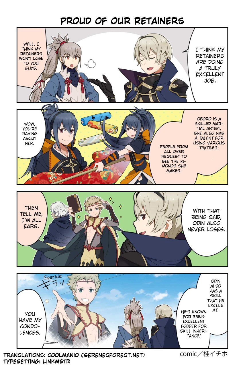 Fire Emblem Heroes Daily Lives of the Heroes Chapter 27 page 1 - Chapter 27: Proud of Our Retainers